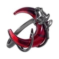 thumbnail image 1 of Fashionable Crescents Rose Rings Adjustable Open Rings Fashion Statement Accessory Trendy Women's Finger Accessories, 1 of 9