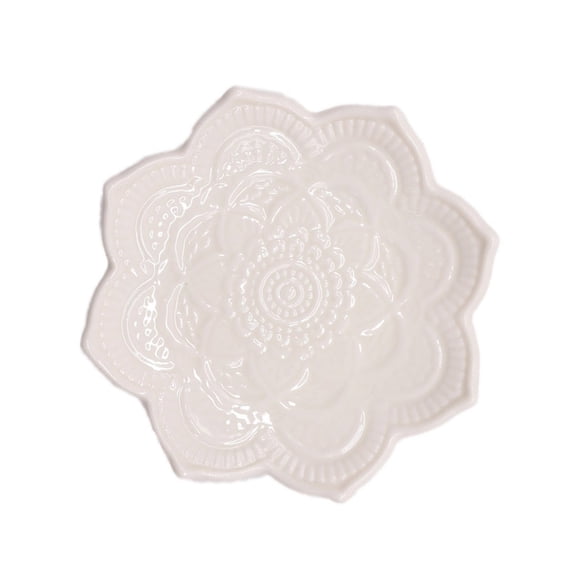Fashionable Decorative Elegant Pattern Sturdy Ceramic Trinkets Dish Accessory for Rings Necklaces and Bracelets