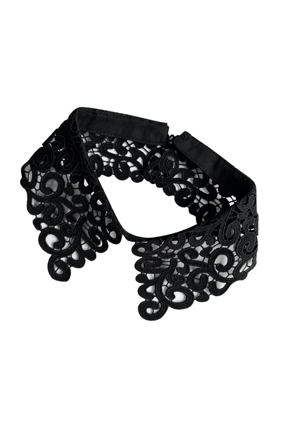 Fashionable Detachable Collar Hollowed Embroidery Design Soft False Collar All Matching Neckwear Decorative Neckpiece