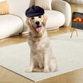 thumbnail image 1 of Fashionable Dog Beret Pet Hat for Parties Weddings and Photos - French Artist Baseball Hat for, 1 of 3