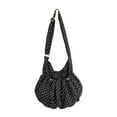thumbnail image 1 of Fashionable Dot Crossbody Purse Adjustable Strap Pleated Design Lightweight Shoulder Bag Daily Use Bag, 1 of 20