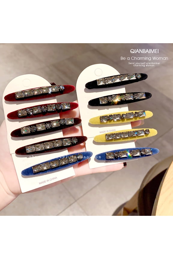 ‌"Fashionable Duck-Bill Hair Clip, Luxe Delicate Flyaway Tamer, Elegant Side Hairpin for Women (Autumn/Winter New Collection)"