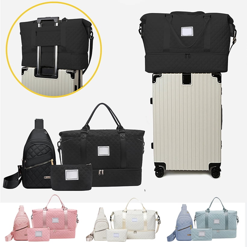 Fashionable Embroidery Diamond Shoulder Crossbody Bag Large Capacity Watertight Backpack With Data Hole