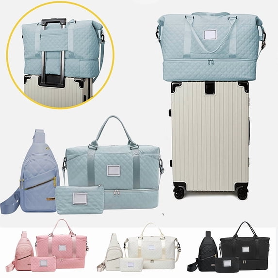 Fashionable Embroidery Diamond Shoulder Crossbody Bag Large Capacity Watertight Backpack With Data Hole