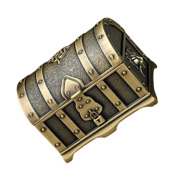 Fashionable Enamel Painted Sturdy Alloy Jewelry Storage Case with Spacious Storage for Home Accessories Decoration