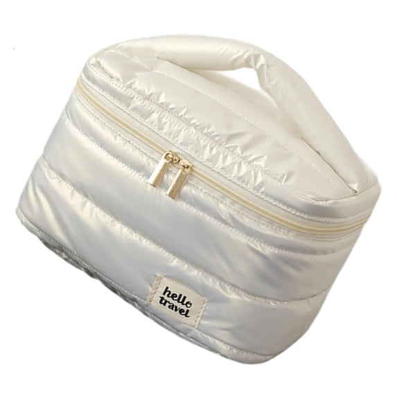 Fashionable Expandable Cosmetic Bag With Multiple Sections Waterproof Travel Toiletry Holder for Women Gym Items Storage