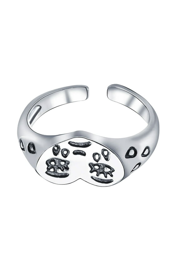 Fashionable Expressive Crying Emoticon Heart Rings Sturdy Alloy Construction Trendy Unisex Daily Wear Accessory