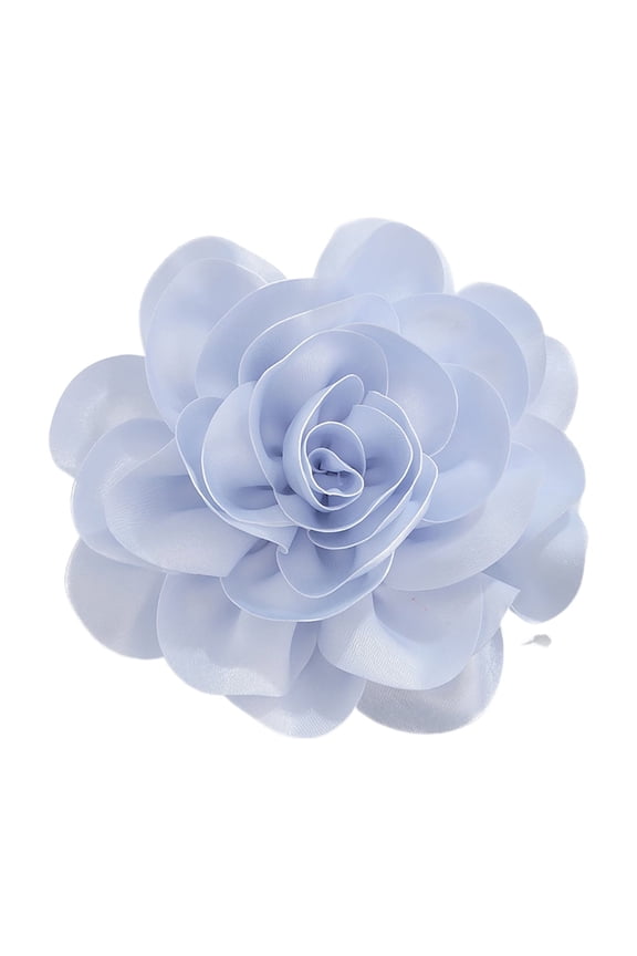 Fashionable Fabric Big Flower Brooch Handmade Lapel Pin Jewelry Beautiful Fabric Flower Brooch Pin for Women Attire