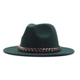 thumbnail image 1 of Fashionable Fedora Fedoras Men Wide for Women Dress Hat Women's and Hats Baseball Caps Top Gear Hat Headband Roll up Bag for Beach Women Travel Hats for Women Foldable Small Size Hats Bag Women, 1 of 4
