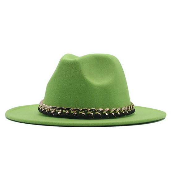Fashionable Fedora Hat for Women/Men,Woolen Material Adjustable Cap Circumference 56-58cm