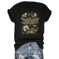 T Sprang Fashionable Floral, Bohemian Women's Graphic Print Shirt Spring And ...