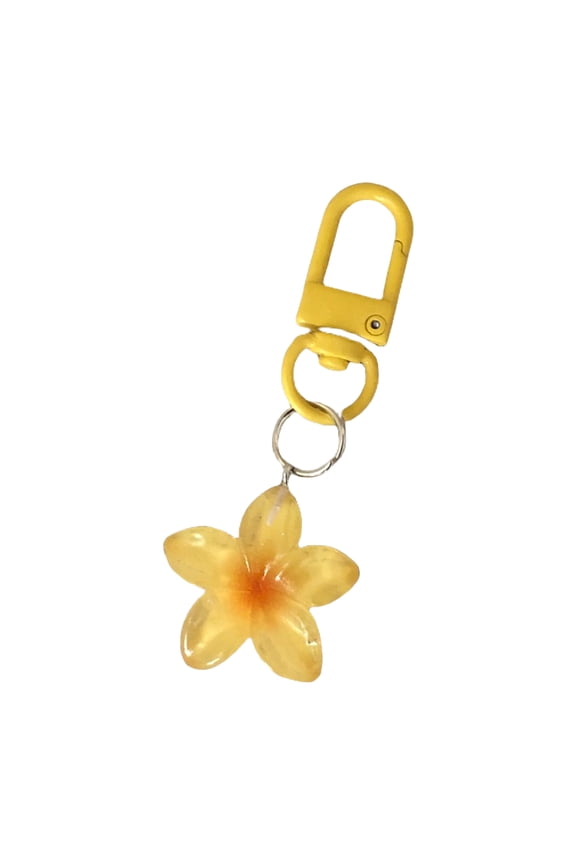 Fashionable Flower Keychain With Quick Release Carabiner Designs Fshion Statement Pieces for Easy Attachment Use