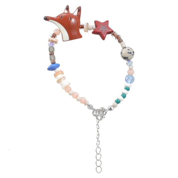Fashionable Foxes Bracelet Creative Beaded Bracelet Colorful Foxes Bracelet Suitable for Adding Charm to Various Outfits