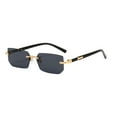thumbnail image 1 of Fashionable Frameless Metal Sunglasses with Polarized Color-Changing Lenses for Driving Fishing Running, 1 of 7