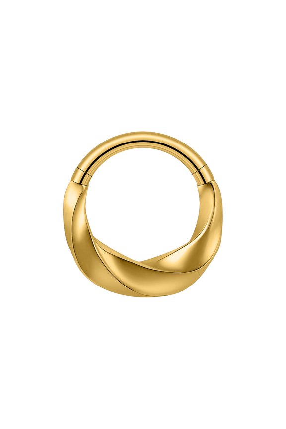 Fashionable Geometric Ear Bone Rings Seamless Smooth Stainless Steel for Present Giving