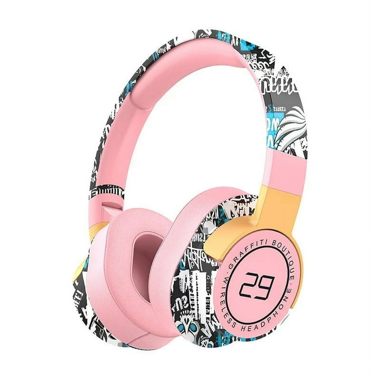 洋楽 HIGHLIGHT ENTERTAINMENT/It's Not A Game Fashionable Graffiti Headphone Bluetooth 5.1 Bass Wireless