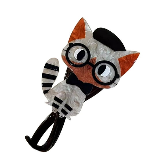Fashionable Hair Barrettes Unique Kitten Clamp Hairpin Hair Clip Stylish Hair Accessory Casual Use