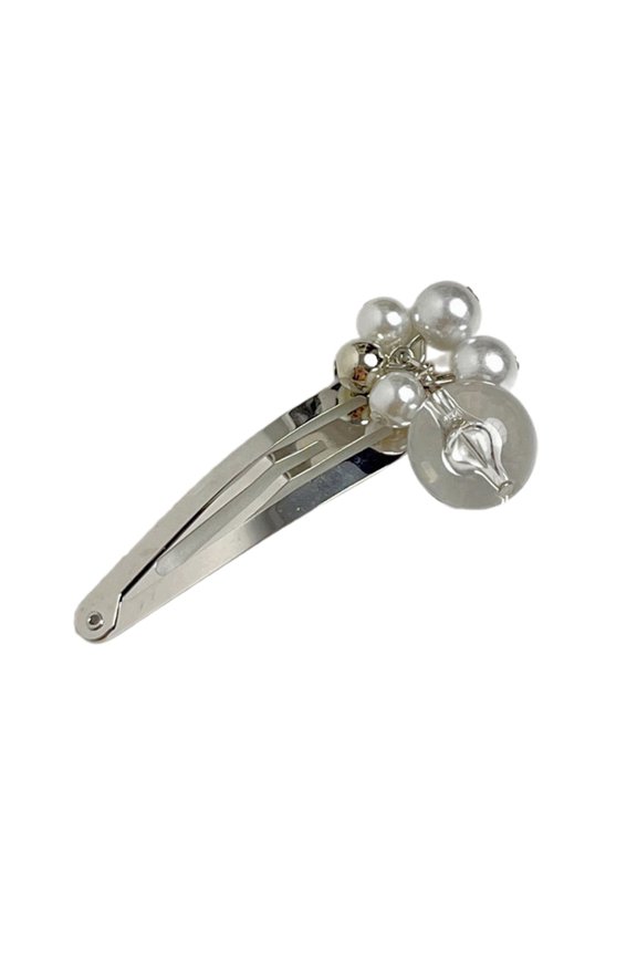 Fashionable Hair Fixation Accessory Beautiful Pearls Hair Clip Accessory Unique Hair Pin Barrettes for Parties Dates