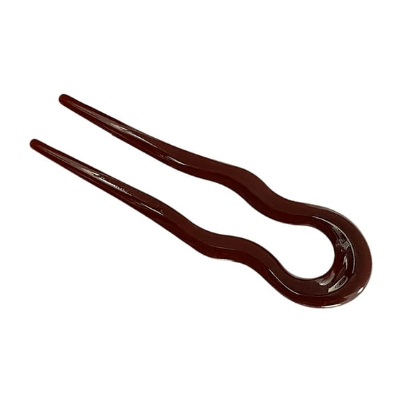 Fashionable Hairpin French Twist Hair 2 Prong Updo Pin Elegant Hair Fork Accessories for Women and Girls