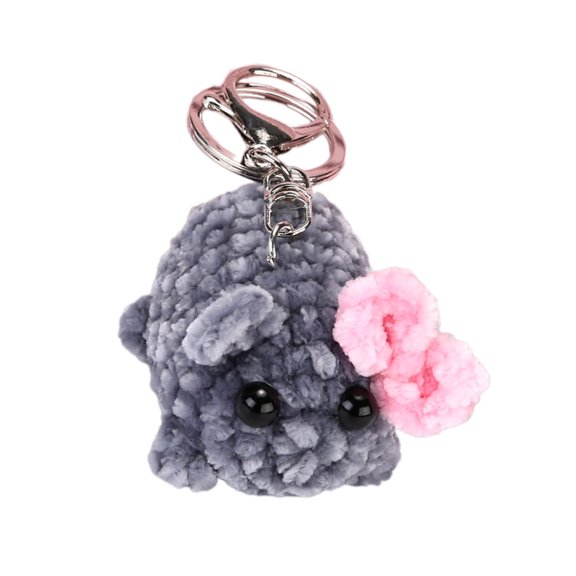 Fashionable Hamster Keyring Stylish Interactive Sound Feature for Stress Relief Gifts Trendy Women