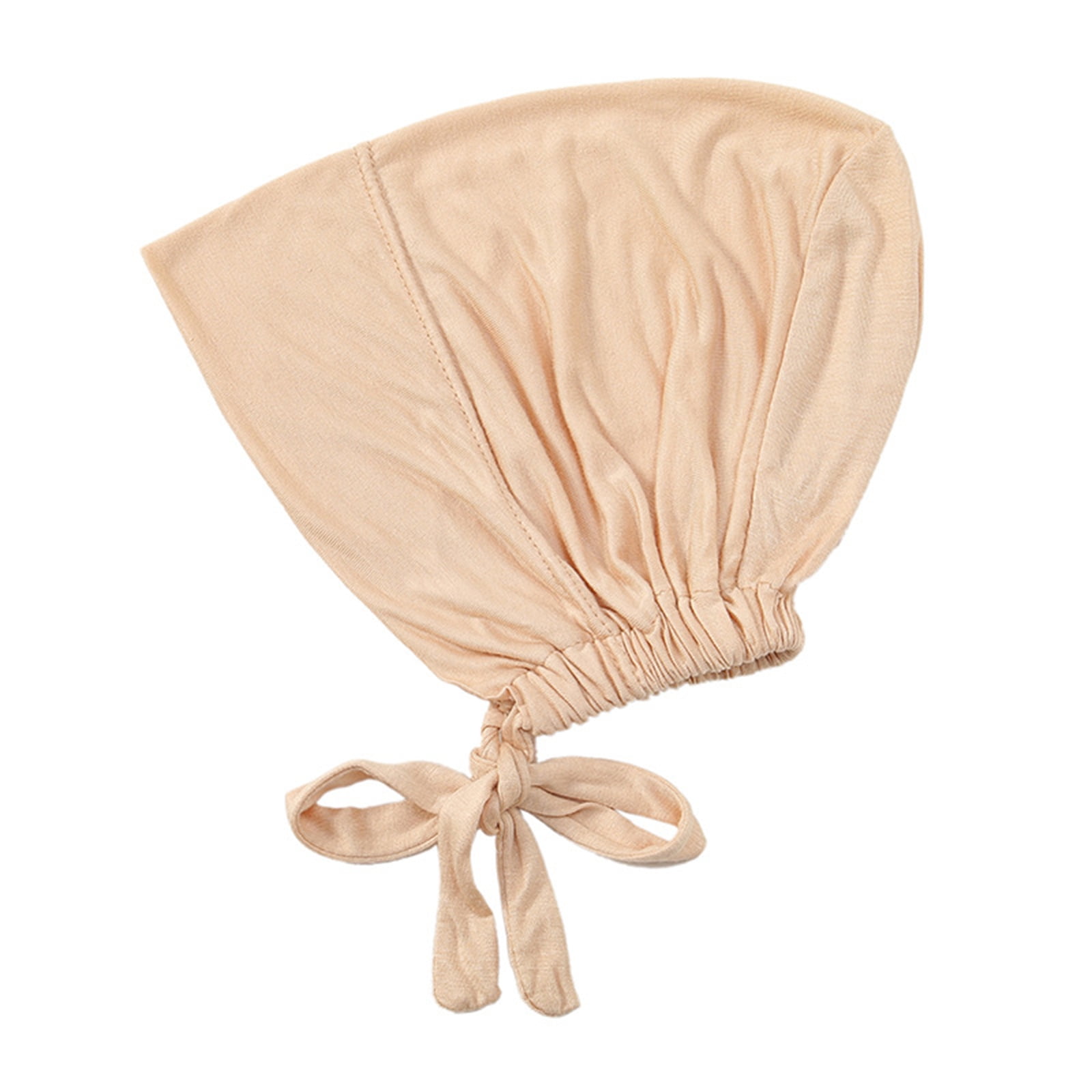 Fashionable Hat Elastic Tie Back Hijab Head Scarf Inner Caps Underscarf ...