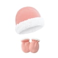 thumbnail image 1 of Fashionable Hat Mittens Set Fleece Cap And Gloves For Stylish Outfits And Daily Outdoor Activity, 1 of 7