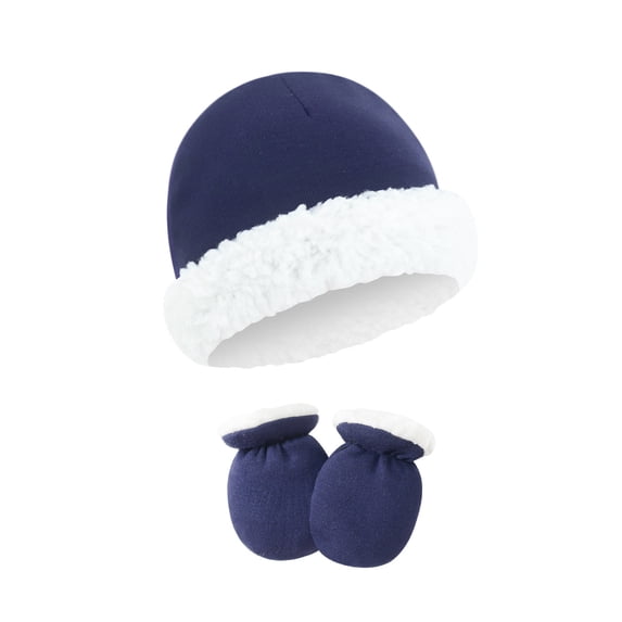 Fashionable Hat Mittens Set Fleece Cap And Gloves For Stylish Outfits ...