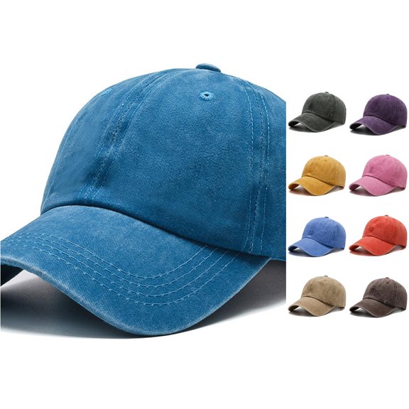 Fashionable Heart Embroidered Baseball Cap Pure Washed Baseball Cap Baseball Caps for Men Adjustable Sports