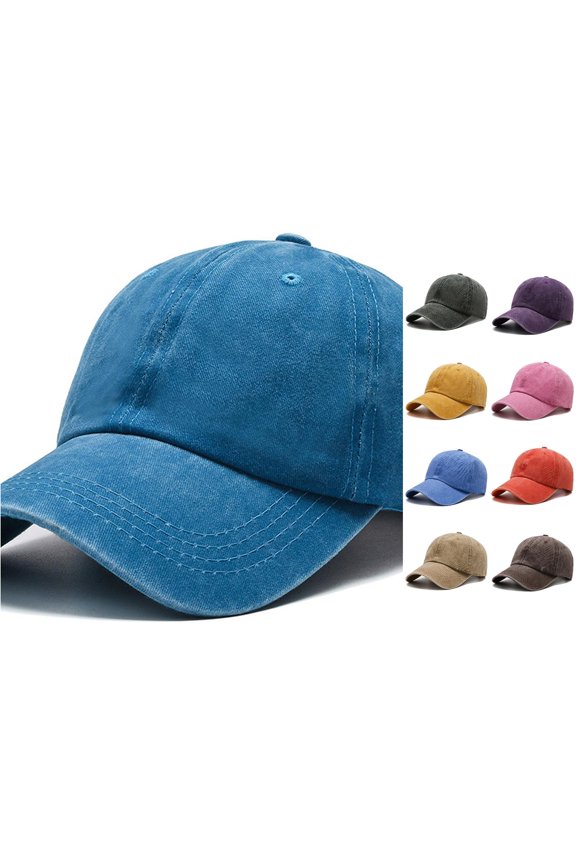Fashionable Heart Embroidered Baseball Cap Pure Washed Baseball Cap Baseball Caps for Men Adjustable Sports