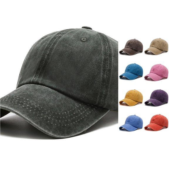 Fashionable Heart Embroidered Baseball Cap Pure Washed Baseball Cap Baseball Caps for Men Adjustable Sports
