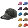 thumbnail image 1 of Fashionable Heart Embroidered Baseball Cap Pure Washed Baseball Cap, 1 of 3