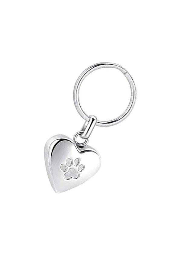 Fashionable Heart Shape Key Pendant Stainless Steel Texture Suitable for Adding Sophistication to Your Accessories