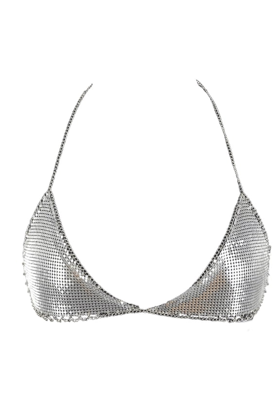 Fashionable Hollow out Metal Bra Chain Underwear For Women Seeking Trendy Outfits For Parties And Evening Occasion