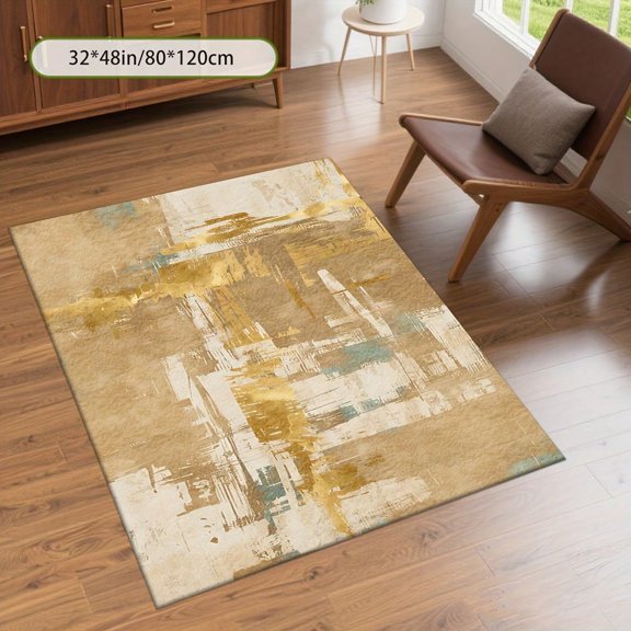 Fashionable Home Decor Commercial Area Rug, Decorative Floor Mat for Sofa, Bedside, Entrance, Dining Table and Coffee Table, Durable Rug for High-Traffic Areas, Ideal for Living Room, Bedroom, Shoppi