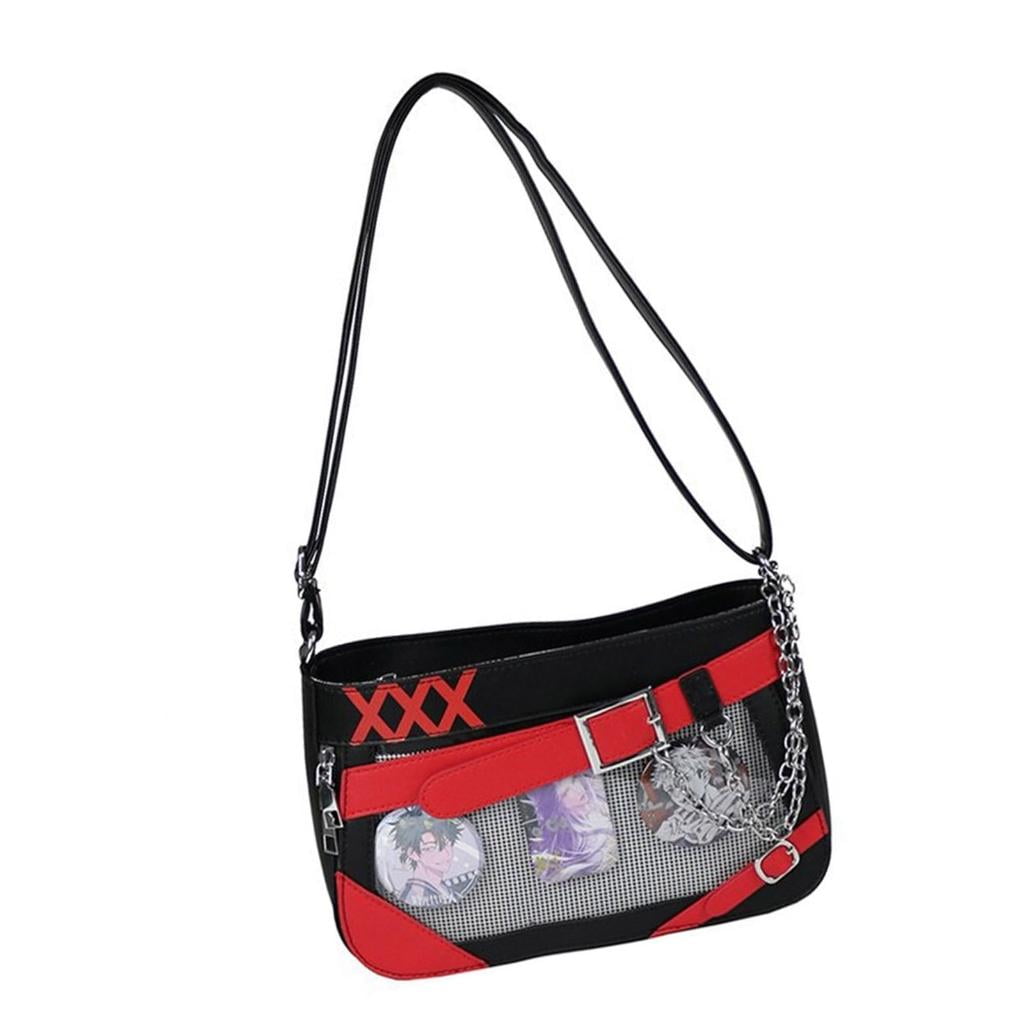 Fashionable Ita Bag for Women withAn1meBadge Display and Color Matching