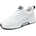 thumbnail image 1 of Fashionable Lace-up Elevator sneakers With Hidden Heels That Discreetly Increase Height By 2.36 Inches For Men, 1 of 14
