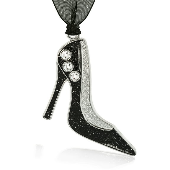Fashionable Ladies Black Shoe Ornament