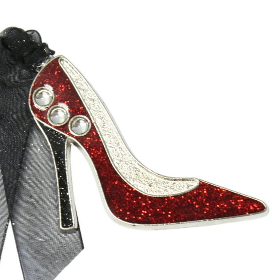 Fashionable Ladies Red Shoe Ornament
