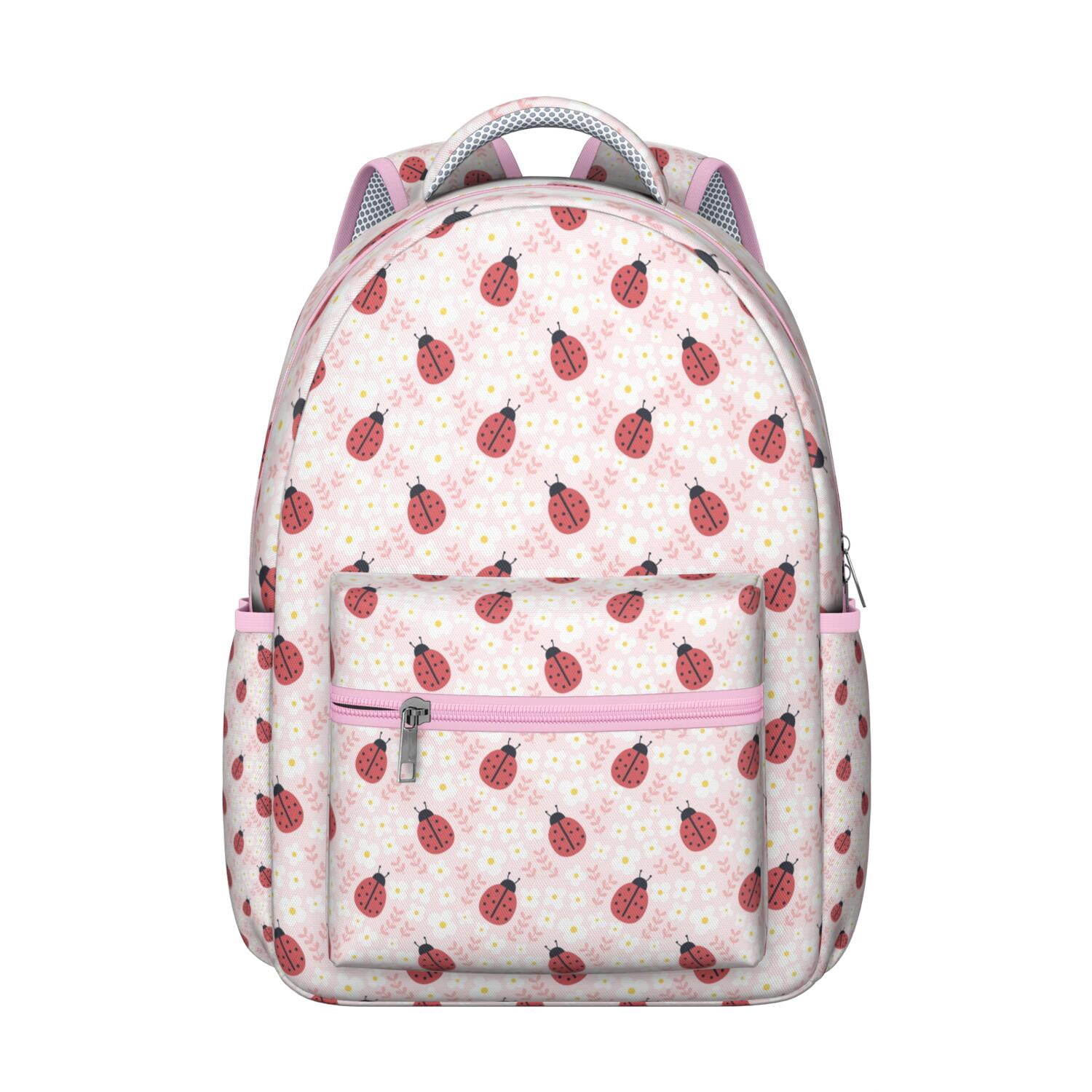 Fashionable Ladybug Backpack for School & Work - Water-Resistant