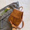 thumbnail image 1 of Fashionable Large Capacity Backpack for Women 2023 Winter New Simple and Casual Backpack Fashion Women's Bag (Brown), 1 of 7