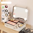 thumbnail image 1 of Fashionable Large Capacity Cosmetic Case With Light, 1 of 4
