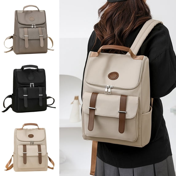 Fashionable Large Capacity Oxford Backpack with Adjustable Shoulder Straps, Multi-Pocket Travel Bag for Campus Commute Essentials