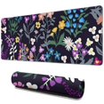 thumbnail image 1 of Fashionable Large Mouse Pad - Black Flower Design, Extended Gaming Mousepad 31.5 x 11.8 Inch - Chic Desktop Decor for Men & Women - Useful Office Accessory for Laptop & Keyboard, 1 of 7