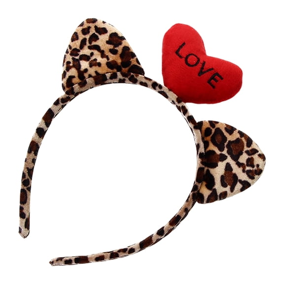 Fashionable Leopards Cats Ear Hair Hoop Kids Adults Festival Headbands