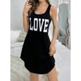 thumbnail image 1 of Fashionable Letter Pattern Tank Sleep Dress, 1 of 5