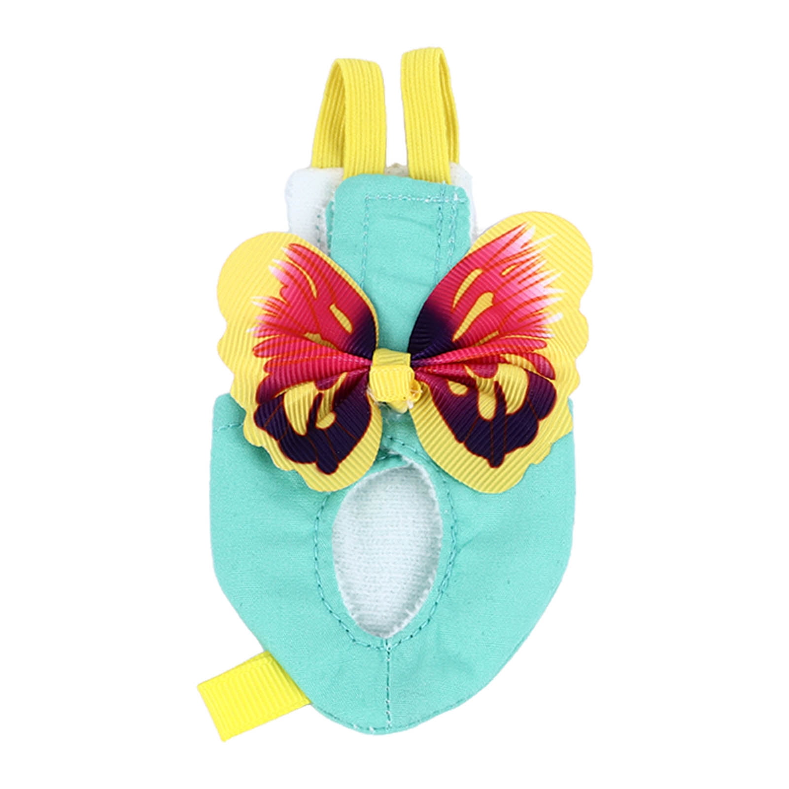 Fashionable Lightweight Bird Diaper Harness Yellow Butterfly Flight