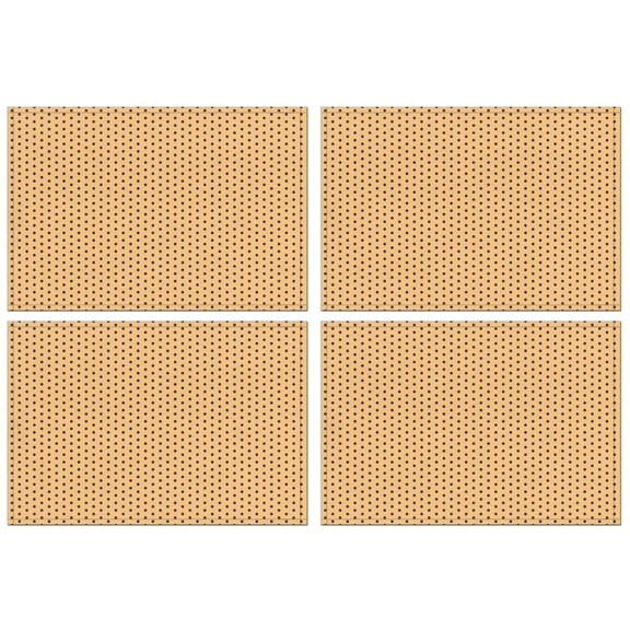 Fashionable Linen Placemats Set Of 4, 18x12 Inch Polyester Dining Table Mats, Heat-Resistant, Waterproof, Non-Slip, Easy-Clean Table Linens for Home, Outdoor, Restaurant & Party