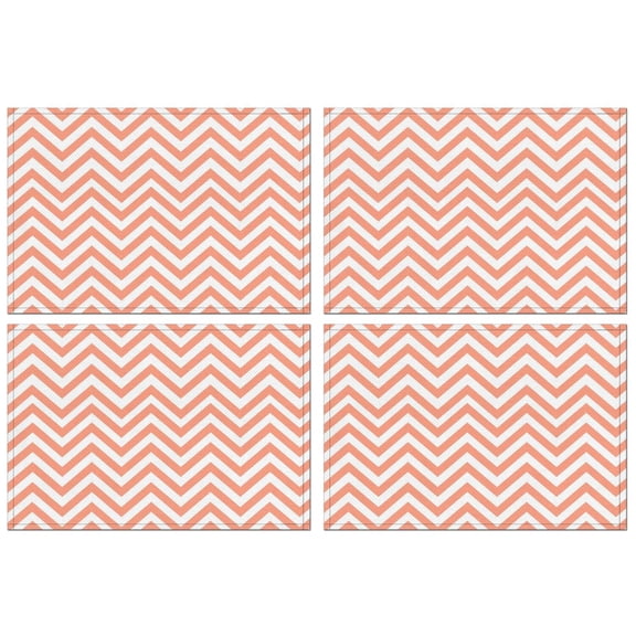 Fashionable Linen Placemats Set Of 4, 18x12 Inch Polyester Dining Table Mats, Heat-Resistant, Waterproof, Non-Slip, Easy-Clean Table Linens for Home, Outdoor, Restaurant & Party