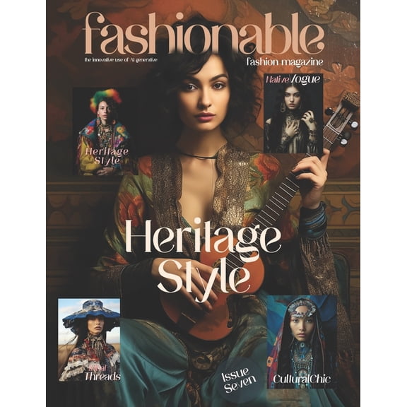 Fashionable Magazine - Fashion Models Created by the Innovative Use of AI Technology: Fashionable Magazine: Heritage Style - Issue Seven.: Fashion Magazine - Fashion models Created by the innovative u