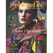Fashionable Magazine - Fashion Models Created by the Innovative Use of AI Technology Fashionable Magazine Winter Chromatic - Violet Hues and Crimson Dreams - Winter Fashion Unleashed. Exploring Unc